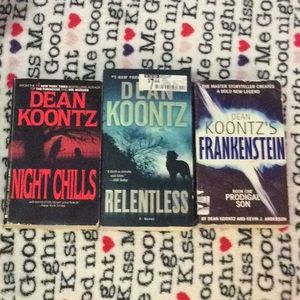 Koontz books 3 paper back